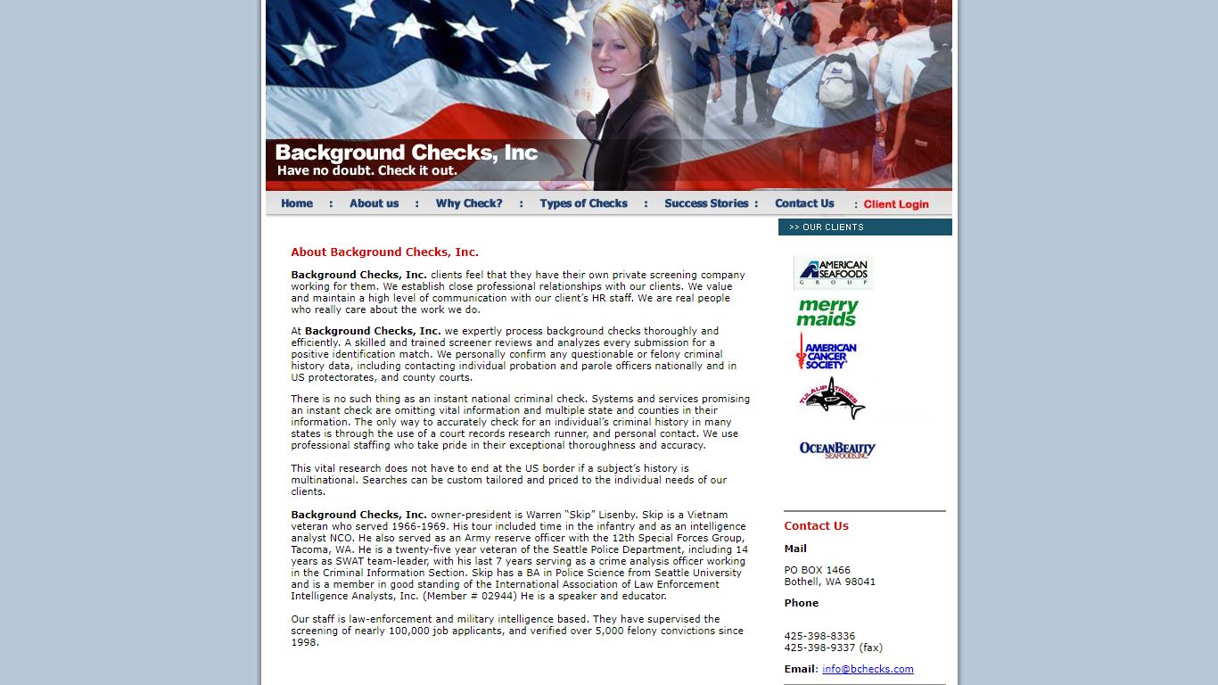 CyberChecks Northwest, Background Checks, Inc. Seattle Area Employee ...